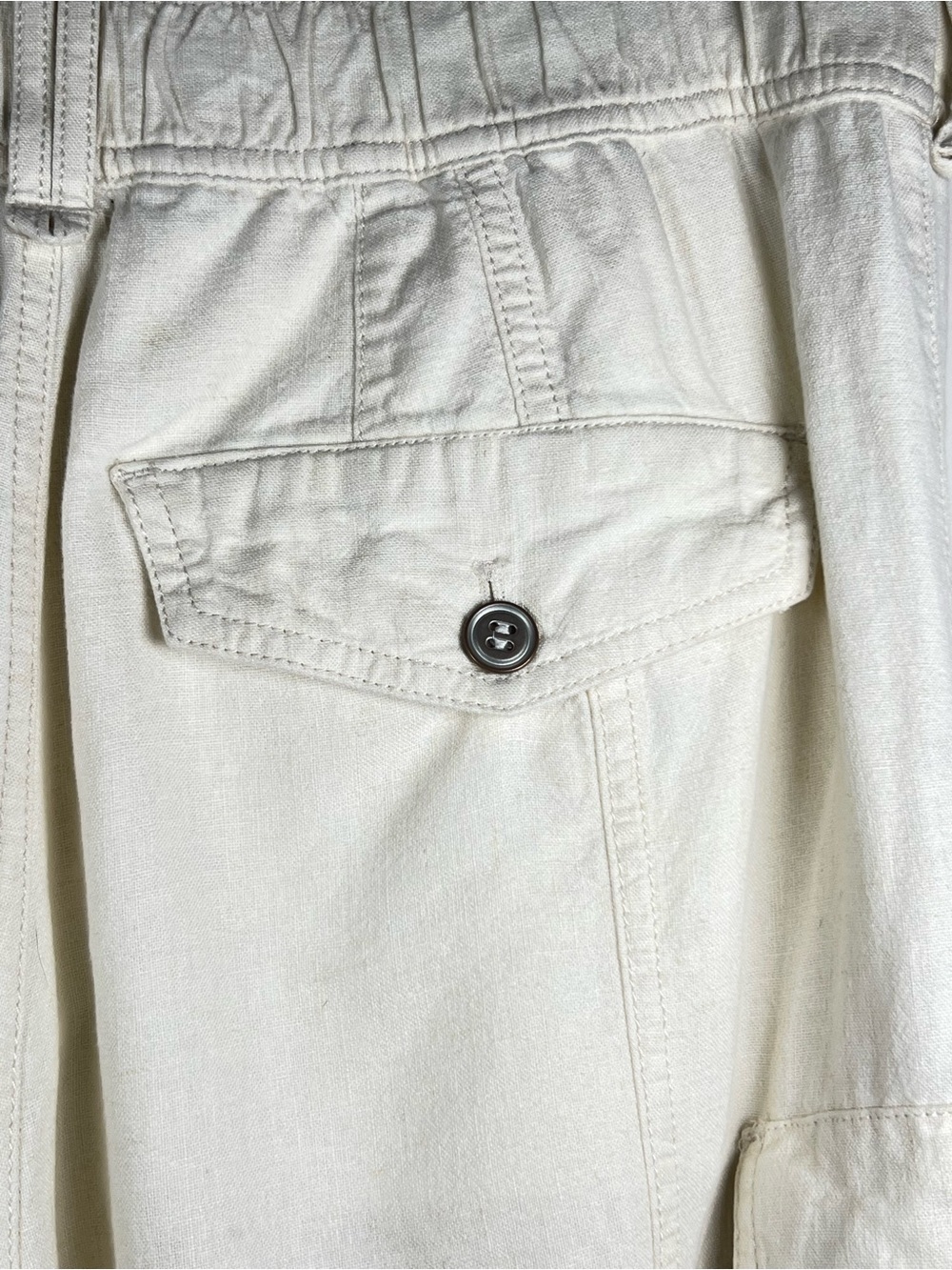 Anthropologies Pilcro Tidal Cargo Shorts Linen Blend lightweight Soft Size 29 - Picture 7 of 10